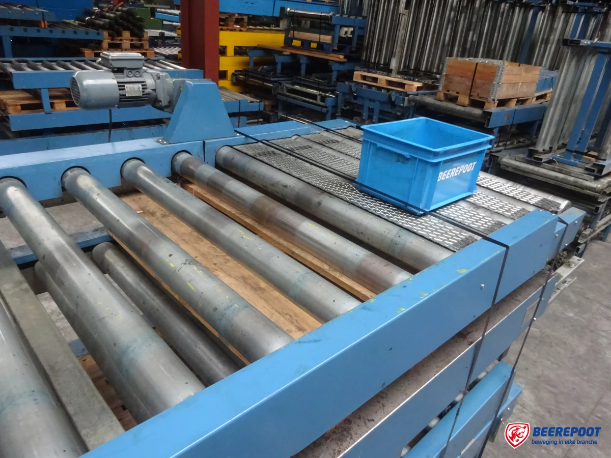 Aangedreven palletrollenbanen